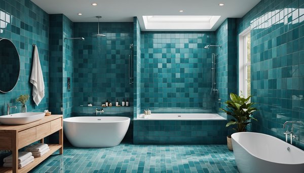 Carrelage effet zellige : idées pour salle de bain
